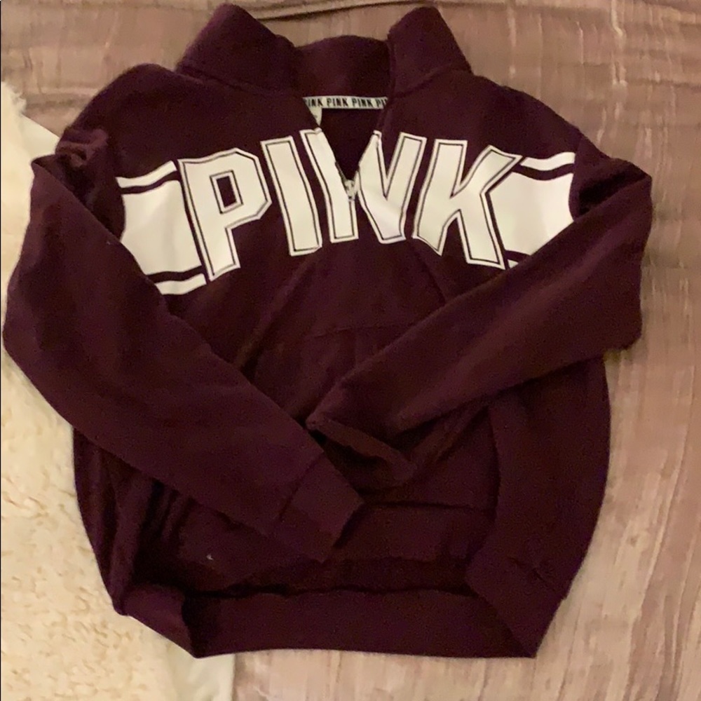 maroon PINK sweatshirt